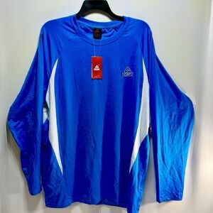 PEAK SPORT Active Performance Blue Relaxed T-Shirt Men's US Size 3XL